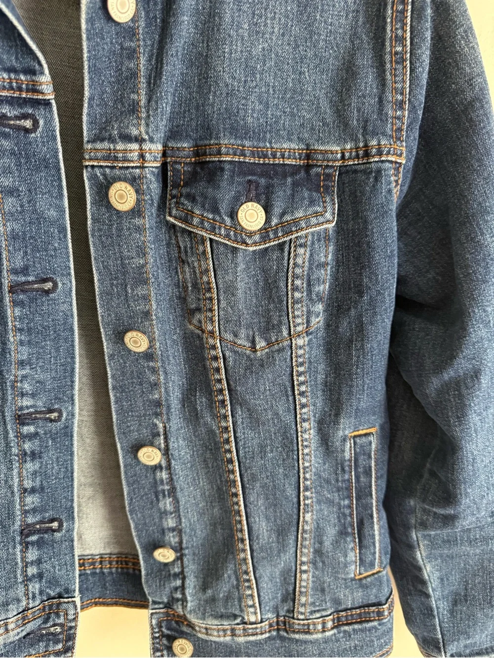 Old Navy Medium Blue Denim Jacket